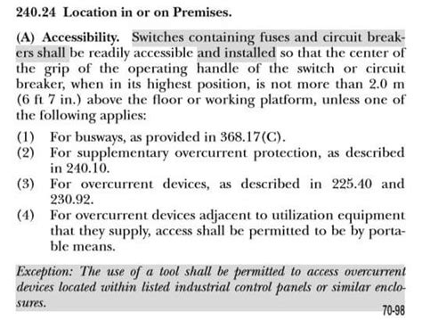 nec article 240.24